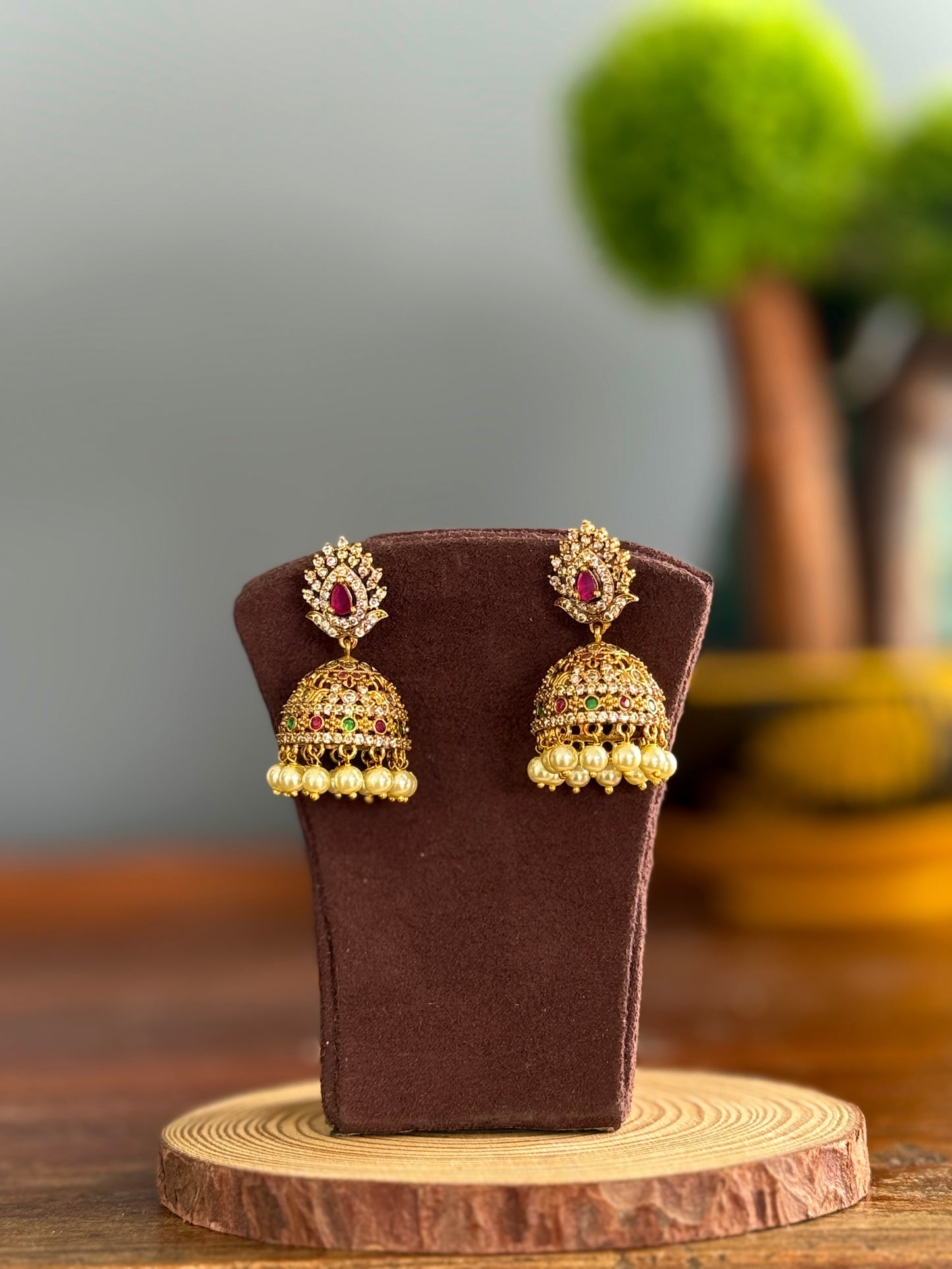 Kumudini Drops | Earring | Imitation jewellery
