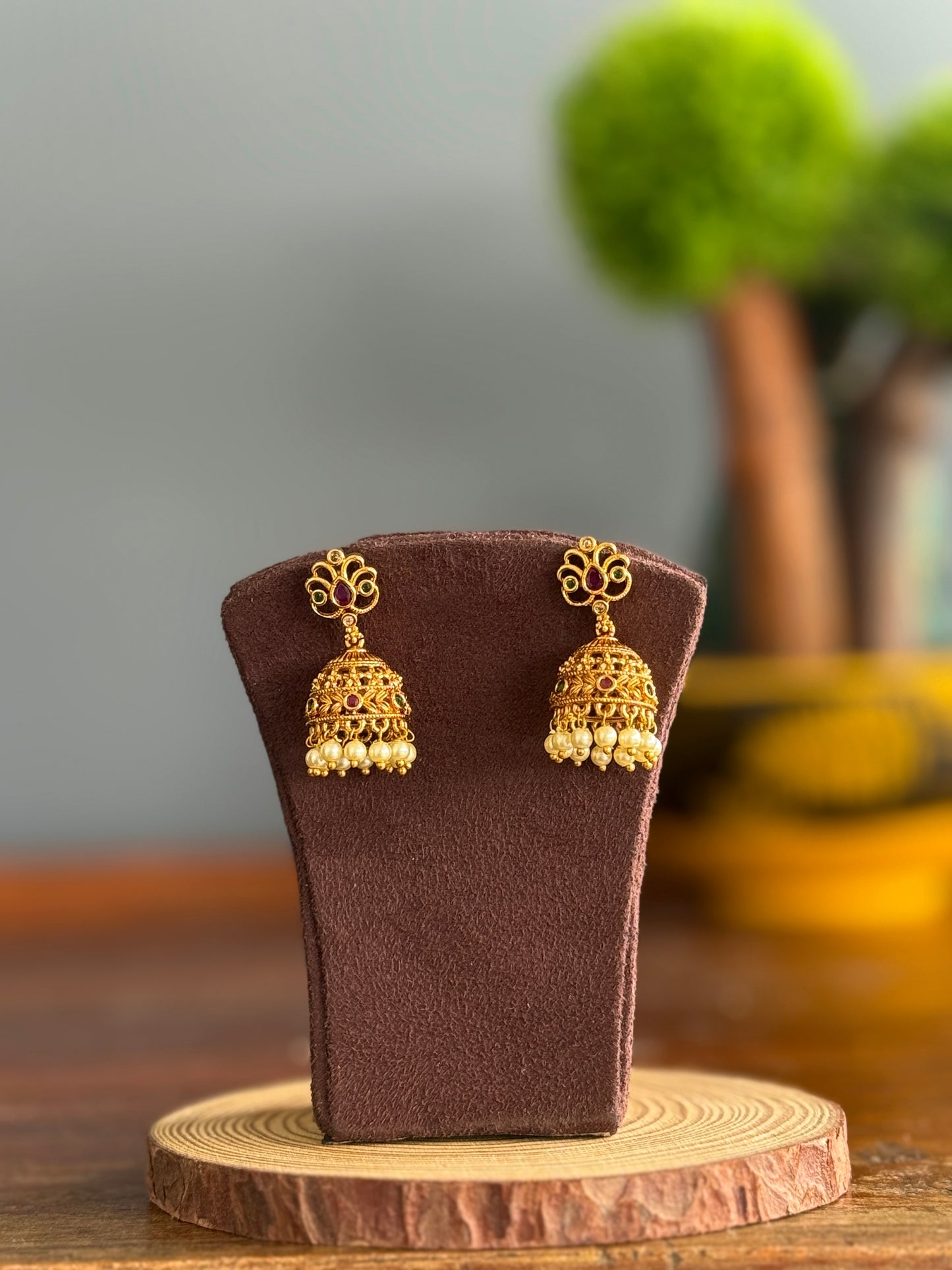 Small Golden Eardrops | Earring | Imitation Jewellery