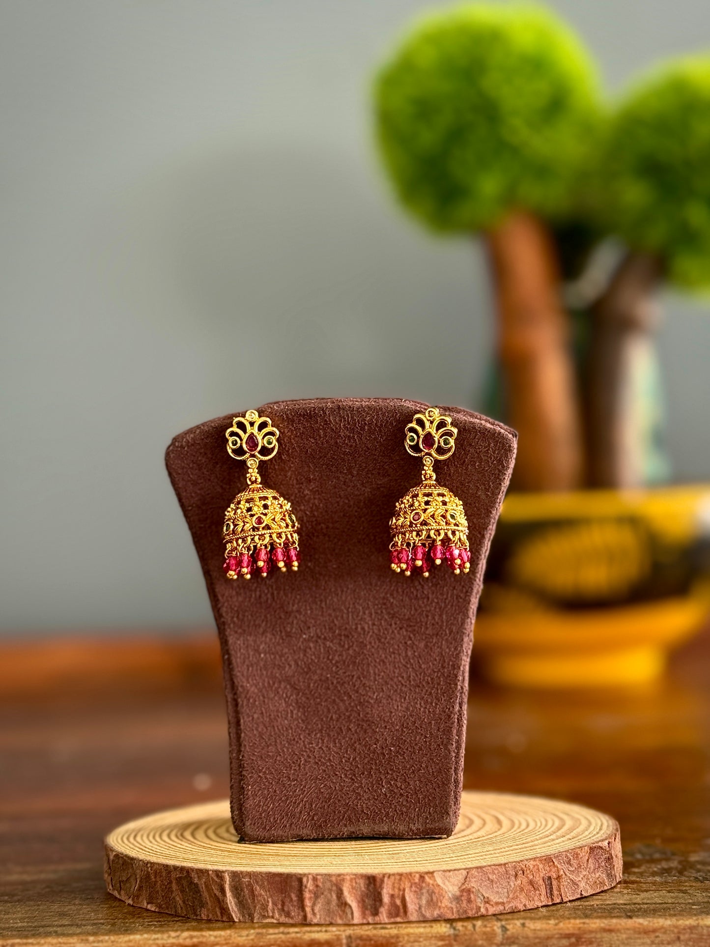 Small Golden Eardrops | Earring | Imitation Jewellery