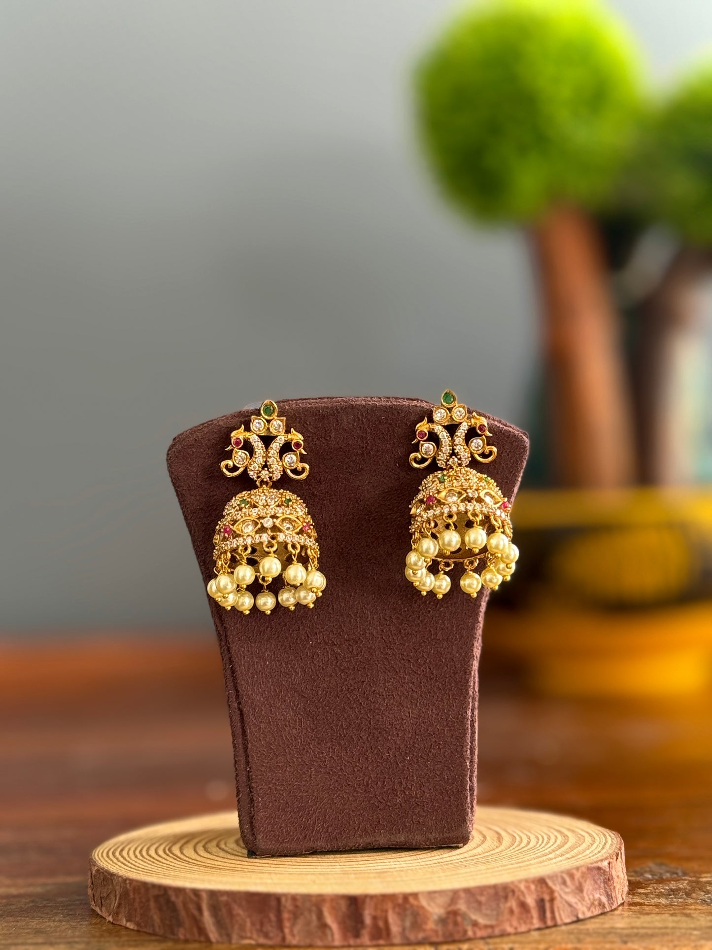 Nayika jhumka | Earing | Imitation jewellery
