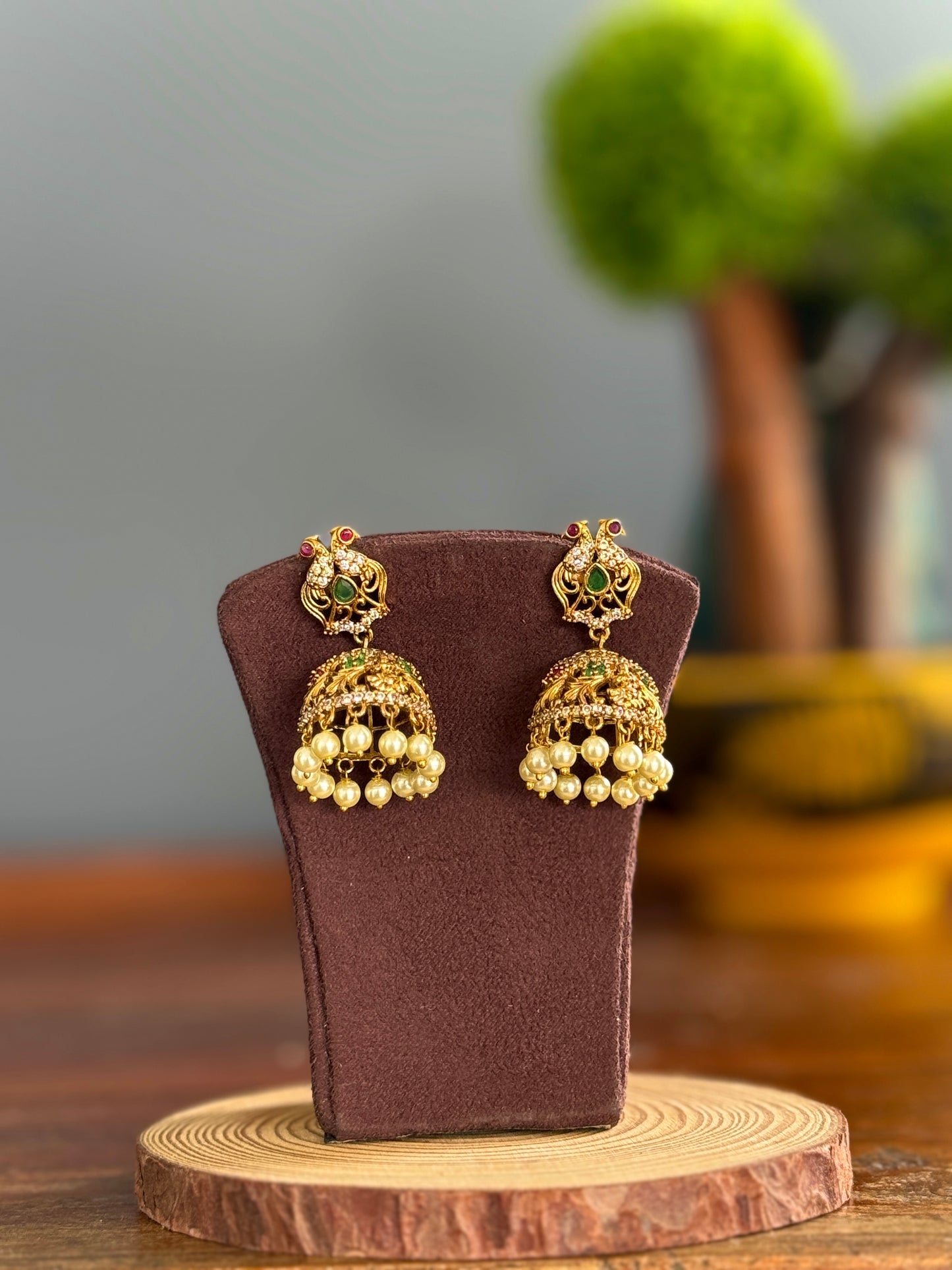 Nayika jhumka | Earing | Imitation jewellery