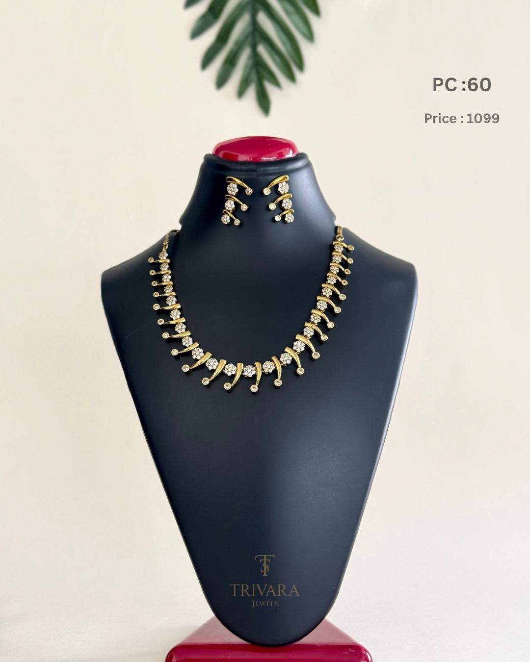 AD Tara drop necklace